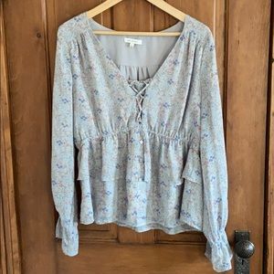 Skies Are Blue Stitch Fix Blouse size L